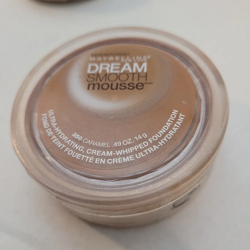 Maybelline Dream Smooth Mousse‎ Caramel 350 Foundation Women Ultra-Hydrating 14g